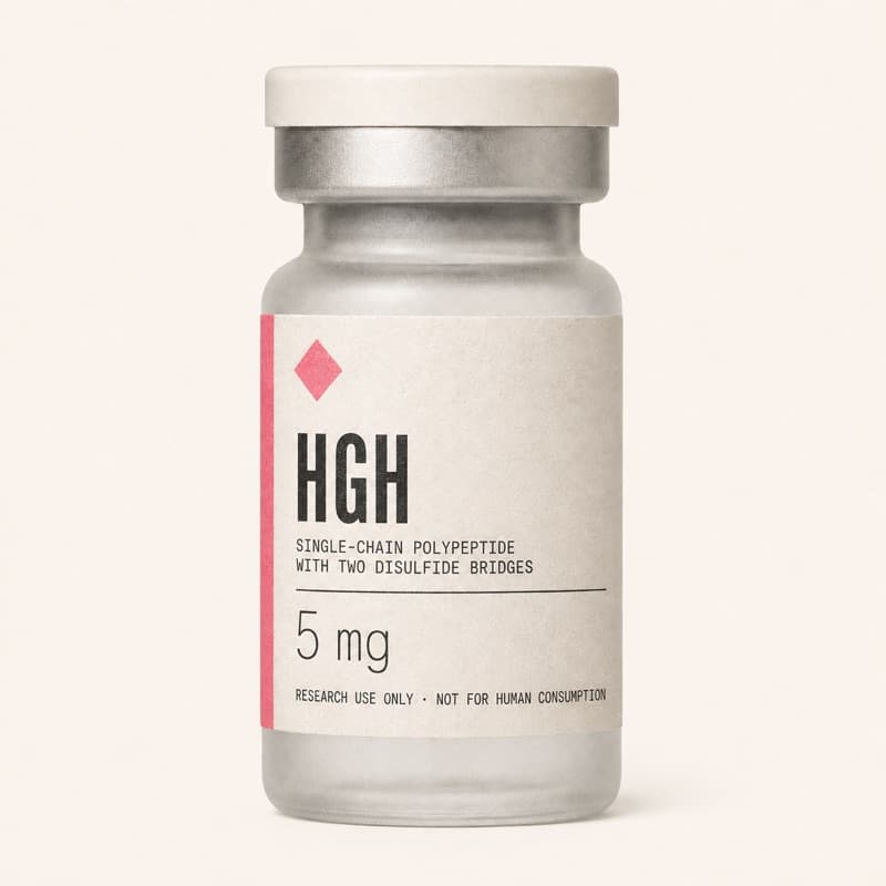 Illustrative label for HGH