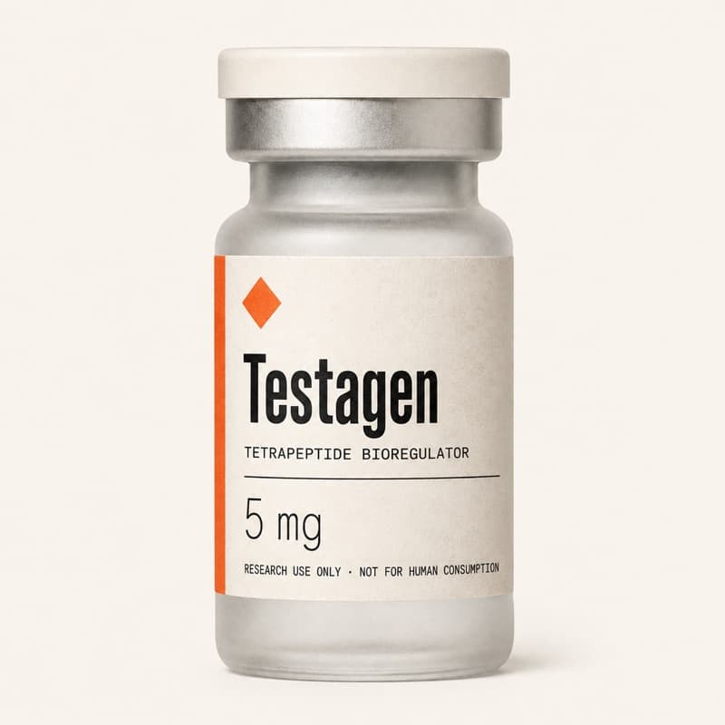 Illustrative label for Testagen